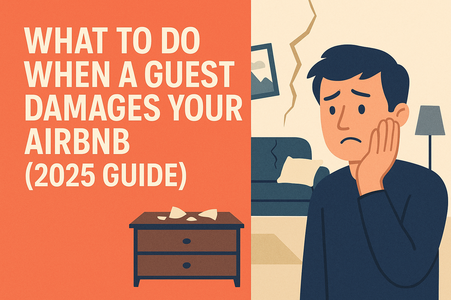 What to Do When a Guest Damages Your Airbnb (2025 Guide)