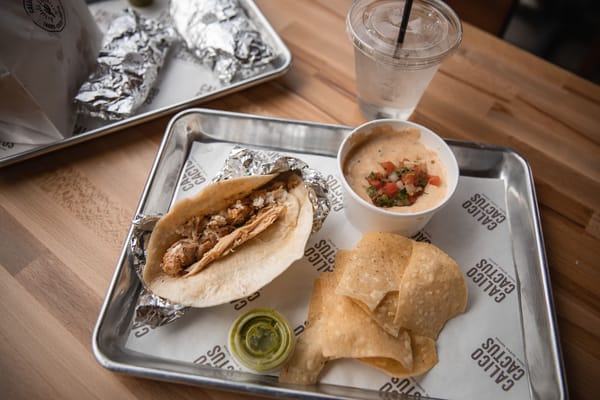 Taco meal from Calico Cactus in Jacksonville