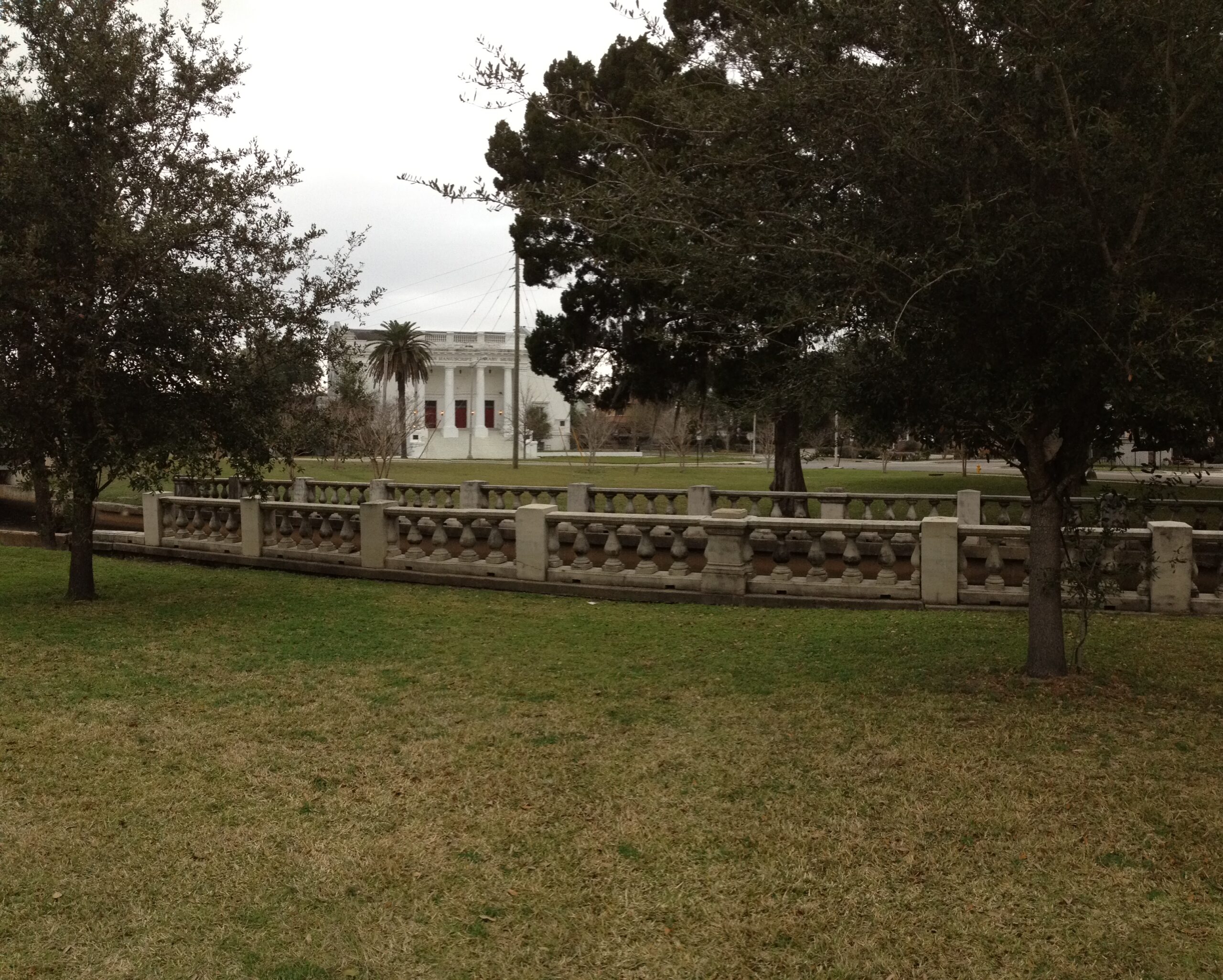View north across Henry J. Klutho Park, photographed in 2013