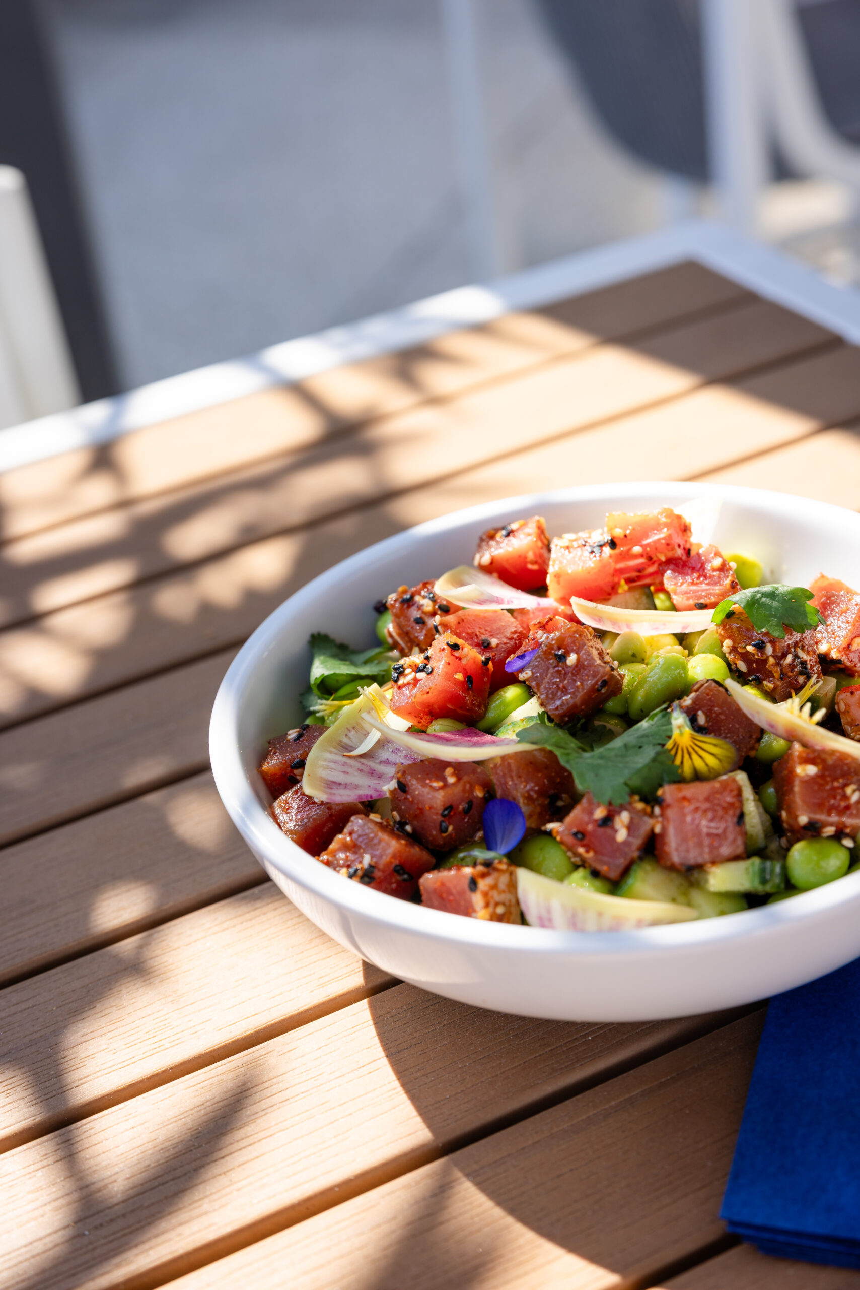 Fresh dishes served at Southern Grounds San Marco cafe